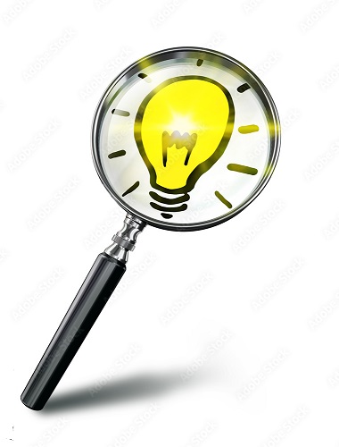 โคมไฟแว่นขยาย ภาษาอังกฤษ